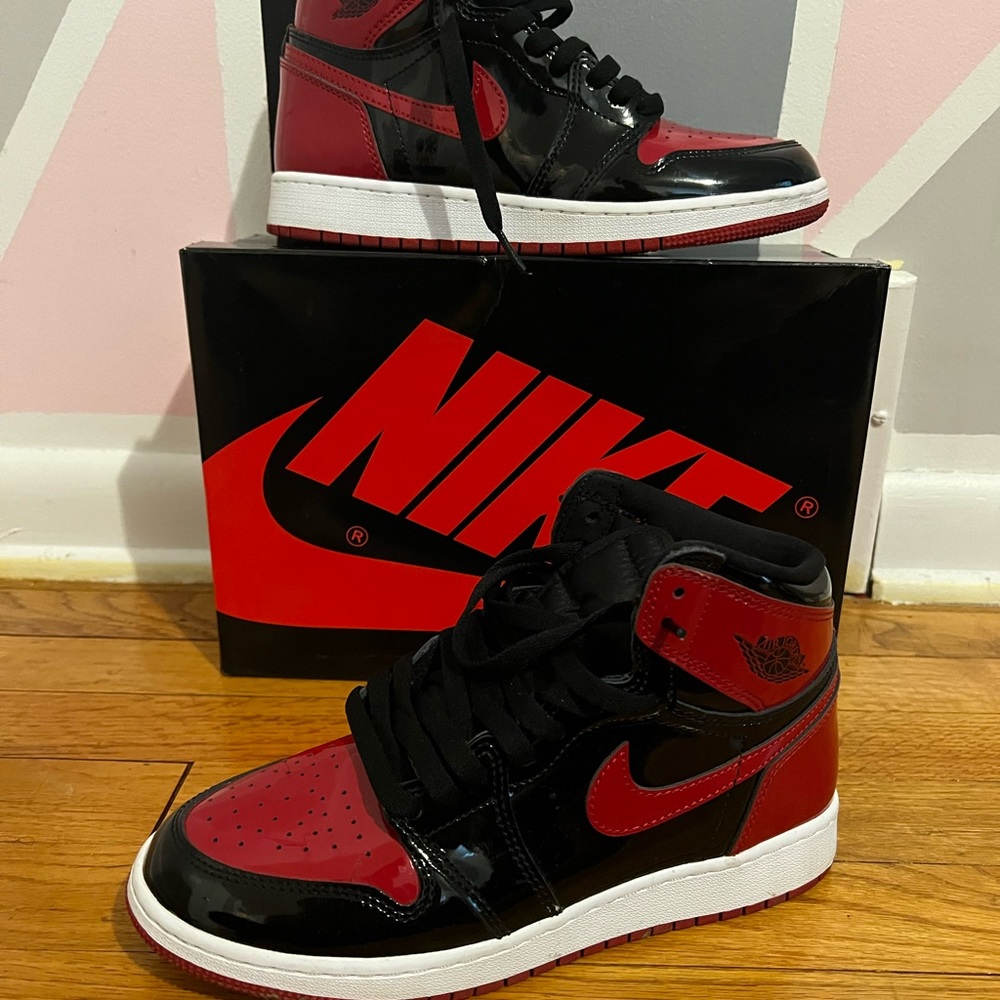 Air Jordan 1 Retro High OG GS ‘Patent Bred’